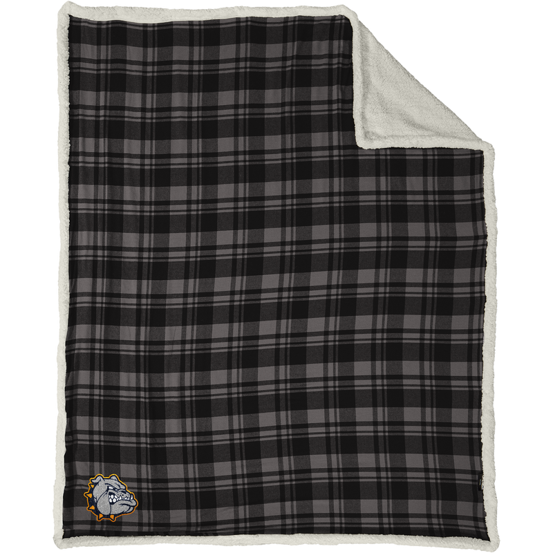 Chelsea Bulldogs Flannel Sherpa Blanket