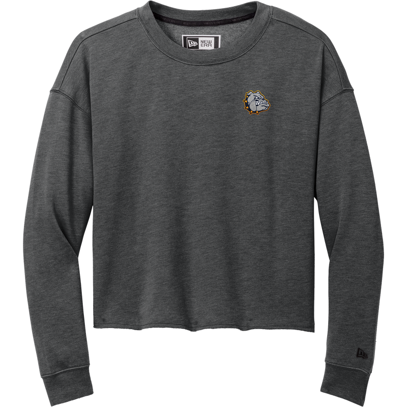 Chelsea Bulldogs New Era Ladies Tri-Blend Fleece Crop Crew